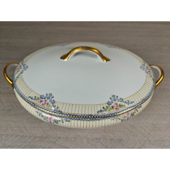 Vintage Noritake Savoy Covered Vegetable Bowl Tureen Casserole Serving Dish - Picture 7 of 10